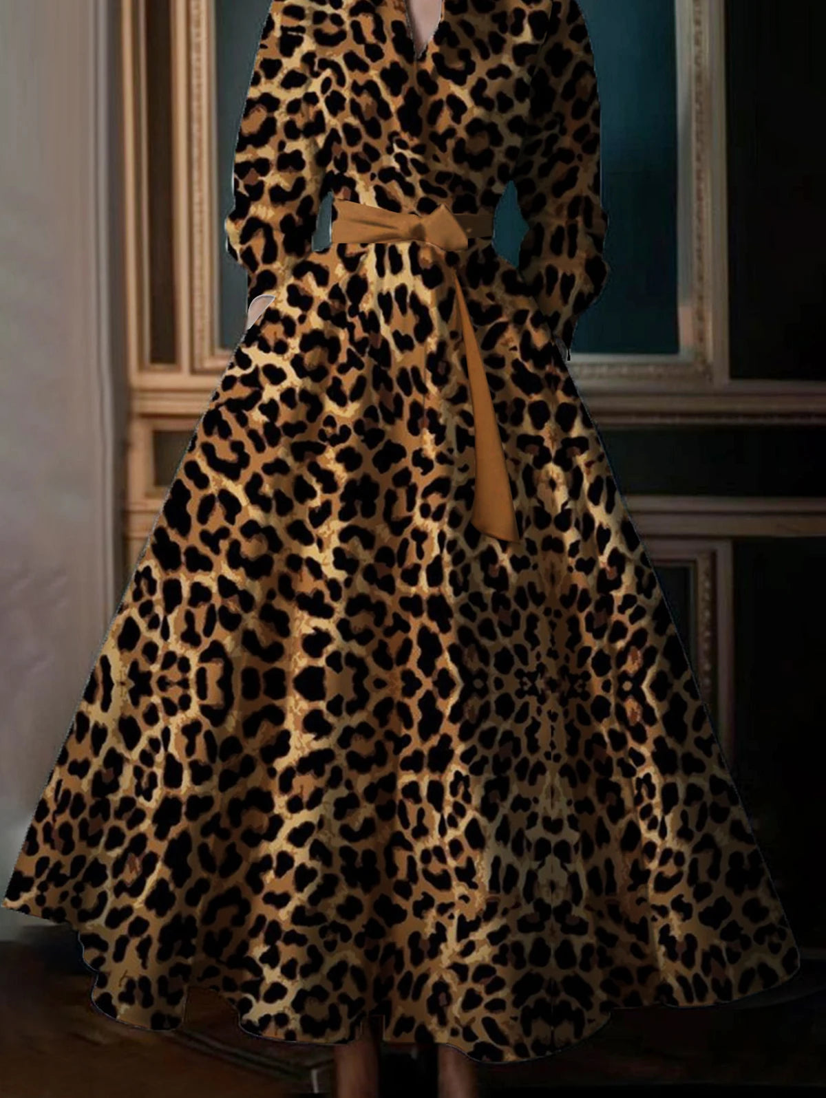 Leopard Pattern Dress