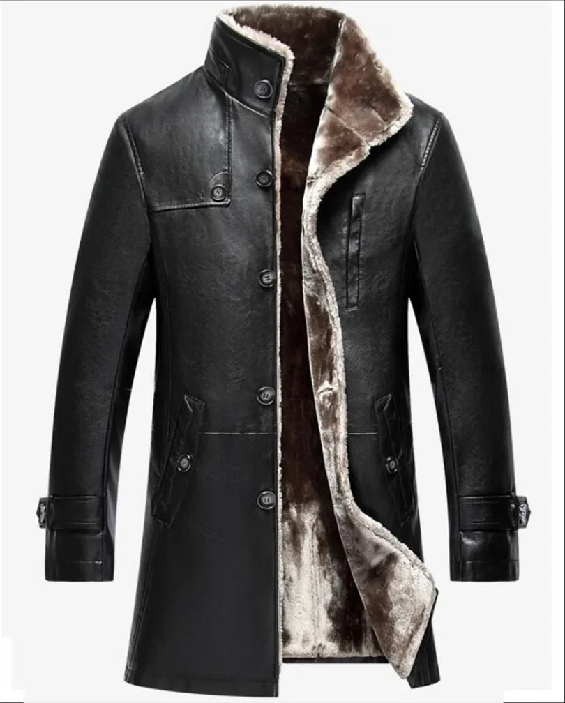 Parka Genuine Leather Winter Fur Coat