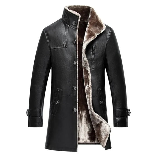 Parka Genuine Leather Winter Fur Coat